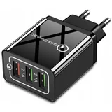 HITRI POLNILEC 3X USB ZA TELEFON SAMSUNG HITRO POLNJENJE 3.0 18W, (21748340)