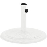  Stalak za suncobran bijeli 45 x 45 x 30 cm od lijevanog željeza | shoptok.hr
