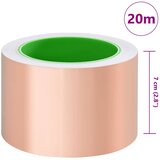  Bakarna traka za zaštitu od puževa 6 pcs Bakar 70 mm x 20 m | Eponuda.ba