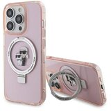  Original KARL LAGERFELD Hardcase maska za iPhone 15 Pro Max (Magsafe / Ringstand KC / pink) | shoptok.hr