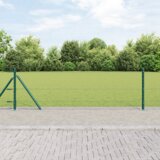 vidaXL Heksagonalna ograda Zelena 0,6x10 m Čelik | shoptok.hr