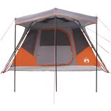  Obiteljski šator s krovom Siva i narančasta 305 x 275 x 190 cm | shoptok.hr