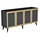 Hanah home komoda bare anthracite gold | ePonuda.com
