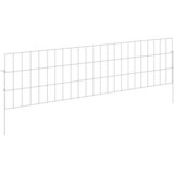 vidaXL Ograja za vrt z žeblji 12 pcs 115 x 30 cm Mesh Pocinkano jeklo, (5000301350) | Shoptok.si