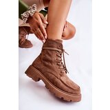 Boto Women's Suede Boots Tied Brown Vanita | ePonuda.com