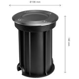  Spoljašnja ugradna svetiljka LUKKA CONNECT 1xGU10/4W/230V IP67, mat hrom, okrugla | Eponuda.com
