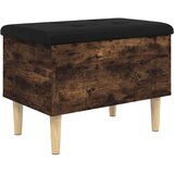  The Living Store Klop za shranjevanje dimljen hrast 62x42x46 cm inženirski les - Klop Za Shranjevanje, (21444164) | Shoptok.si