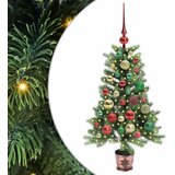 vidaXL Božično drevo med 150 LED z stojalom Zelena 90 cm PE, (5000067057) | Shoptok.si