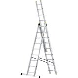  Aluminijumske trodelne merdevine 3x9 gazišta 150 kg Cene