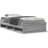 vidaXL Okvir za krevet boja hrasta 90x190 cm od konstruiranog drva | shoptok.hr