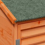  Vrtna Šupa s krovom Smeđa 106 x 56 x 113,5 cm Čvrsto drvo jele | shoptok.hr