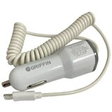 Griffin auto punjač premium in 2.1A iphone 5/6 beli Cene