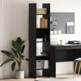 vidaXL Ormarić za knjige Crni hrast 40 x 35 x 180 cm Konstruirano drvo | shoptok.hr