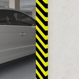 vidaXL Kutni štitnik žuto-crni 6 x 2 x 101 5 cm PU | shoptok.hr