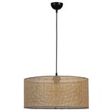 Opviq Örgülü rattan abajurlu tekli Sarkıt avize goldblackbeige chandelier | Eponuda.com