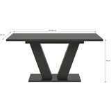 XXXL RAZTEGLJIVA MIZA, siva | Shoptok.si