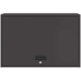  Ormar za zid u garaži Crna 80 x 40 x 53 cm Čelik s prahom | shoptok.hr