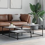  Stolić za kavu boja hrasta 107x107x40 cm konstruirano drvo | shoptok.hr
