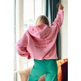 Dewberry 84987 Oversize Women Sweatshirt-PINK | Shoptok.si