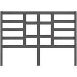  Uzglavlje za krevet sivo 166 x 4 x 104 cm od masivne borovine | shoptok.hr