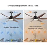 Prosto plafonski ventilator sa LED svetlom 167cm | ePonuda.com