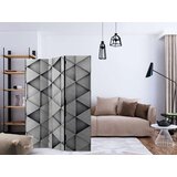  Paravan u 3 dijela - Grey Triangles [Room Dividers] 135x172 | shoptok.hr
