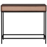 Støraa Temno rjava stranska mizica z mizno ploščo v orehovem dekorju 35x90 cm Celine – | Shoptok.si