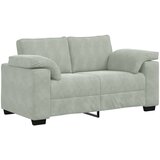  3-dijelni set sofa s jastucima, svijetlo sivi baršun | Shoptok.si