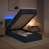  od pjene s madracem i LED-om Plava 90 x 200 cm Tkanina | shoptok.hr