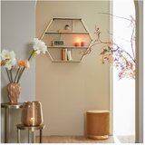 Light & Living Baršunast tabure u zlatnoj boji/svjetlo smeđi Nadien – | shoptok.hr