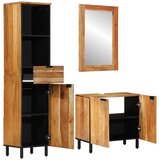  Set ormarića za kupaonicu 3 kom. Prirodna 38 x 33 x 160 cm | shoptok.hr