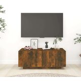 TV ormarić boja dimljenog hrasta 100x35x40 cm konstruirano drvo Cijene