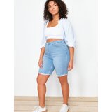 Trendyol Ženski šorts TBBSS24AP00012, Plavi | Eponuda.com