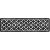  Perivi tepih crno-bijeli 80x300 cm | shoptok.hr