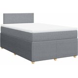  Krevet s oprugama i madracem svjetlosivi 120x190 cm od tkanine | shoptok.hr