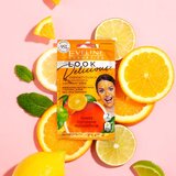 Eveline Cosmetics Look Delicious Orange & Lime vlažilna in posvetlitvena maska s piling učinkom 10 ml | Shoptok.si