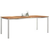  TrpezarijskiStol Smeđa 200 x 90 x 75 cm Čvrsto teak drvo | shoptok.hr