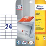 Avery Zweckform Univerzalne etikete 70 x 37 mm, 25/1 | Shoptok.si