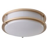 Brilagi plafonsko svetlo elaro 2xE27/40W/230V prečnik 26 cm zlatno | Eponuda.com