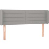Maison Chic vzglavna omarica - nočna omarica - posteljna omarica z ušesi svetlo sivo 147x16x78/88 cm blago, (21708982) Cene