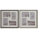  Okvir za sliku Home ESPRIT Smeđa Prirodno Kristal polistiren gradski 34 x 3 x 34 cm (2 kom.) | shoptok.hr