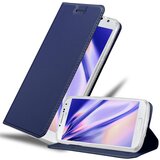 Cadorabo Ohišje, združljivo z Samsung Galaxy S4 v klasična temno modra - Zaščitni ovitek z magnetnim zapiranjem, stoječo funkcijo in režo za kartice, (20551593) | Shoptok.si