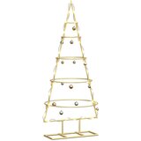 vidaXL Metalna božićna jelka Zlatno 90 cm Čelik s praškastim premazom | shoptok.hr