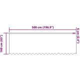 vidaXL Zavjese sa zavjesama Bijelo 500 x 160 cm Poliester | shoptok.hr