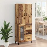  Highboard Staro drvo 69,5 x 34 x 180 cm Konstruirano drvo | shoptok.hr