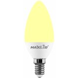 MAX-LED LED žarnica - sijalka E14 C30 7W (55W) toplo bela 3000K | Shoptok.si