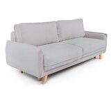 Bonami Selection Svetlo siva raztegljiva/s prostorom za shranjevanje sedežna garnitura iz rebrastega žameta 218 cm Tori – | Shoptok.si