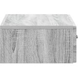 Stolna montirana na zid Siva sonoma 59 x 34,5 x 17 cm | shoptok.hr