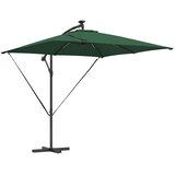  Suncobran Zelena 249 x 249 x 250 cm Poliester i aluminij | Eponuda.ba