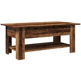 Maison Chic Klubska mizica - kavna mizica - Nizka mizica starinski les 102x55x42 cm inženirski les, (21752735) Cene